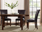 Hartford 72 inch table 7 Piece Set, Brown Chairs
(Table & 6 Side Chairs)