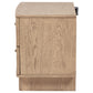 Kailani 2-drawer Nightstand Bedside Table Beige Oak