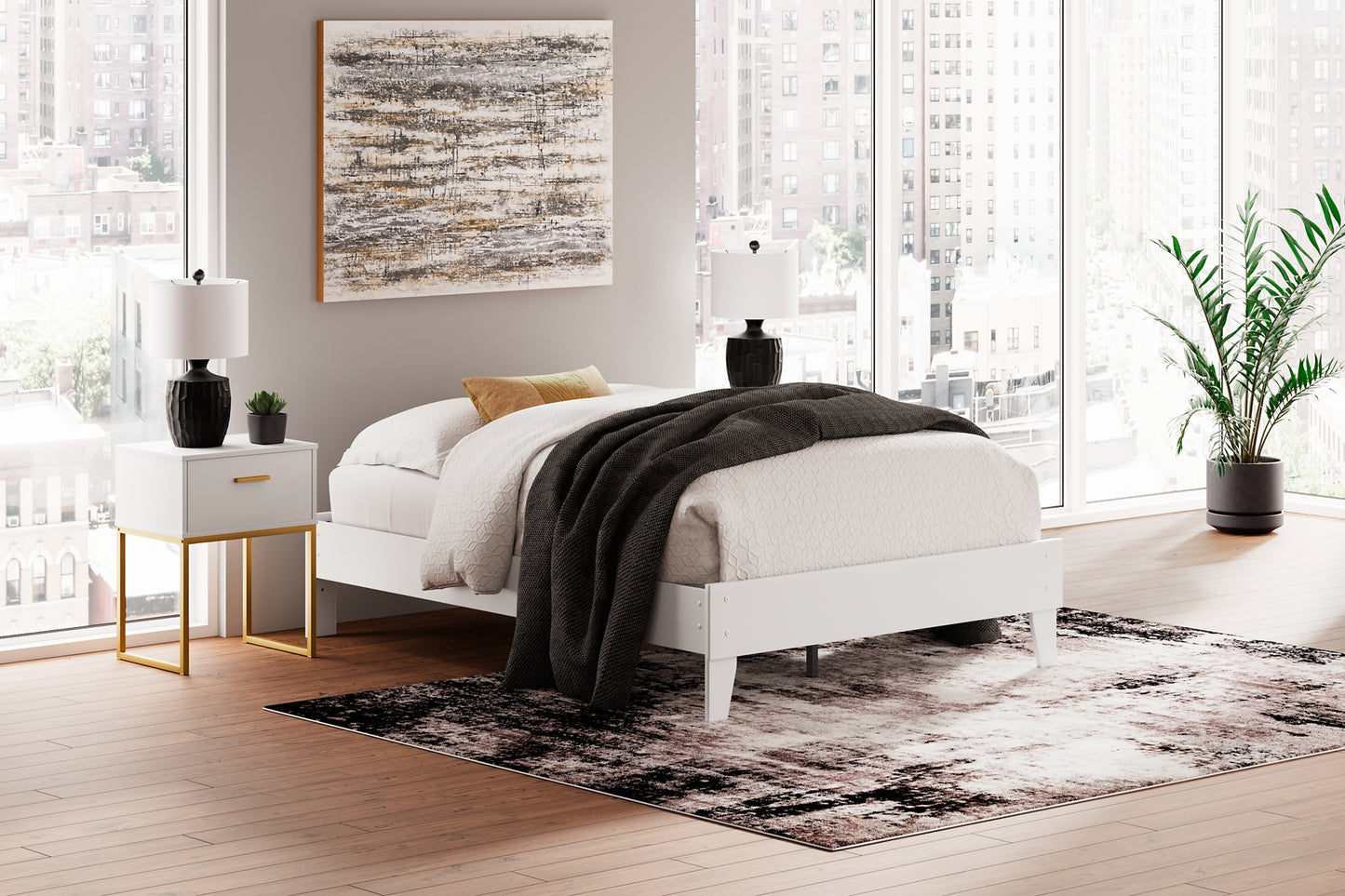 Ashley Express - Socalle Full Platform Bed with Dresser and 2 Nightstands