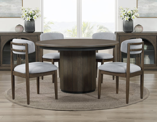 Burlington 5-Piece 52" Round Dining Set