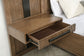 Terrace Eastern King Wall Panel Storage Bed Ash Brown