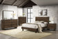 Glenwood 48-inch Eastern King Platform Panel Bed Warm Brown