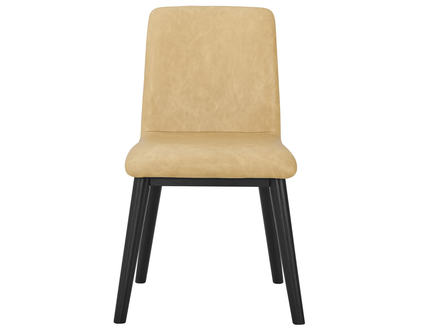 Vida Vegan Leather Side Chair, Sand