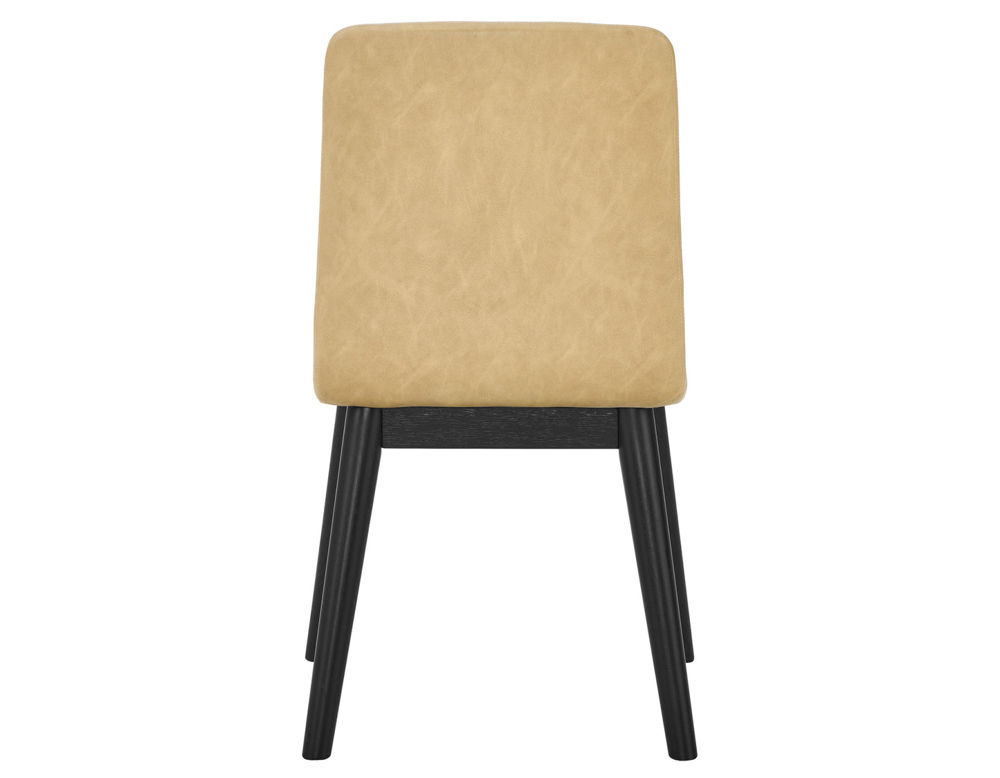 Vida Vegan Leather Side Chair, Sand