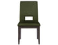 Evan Green Velvet Side Chair