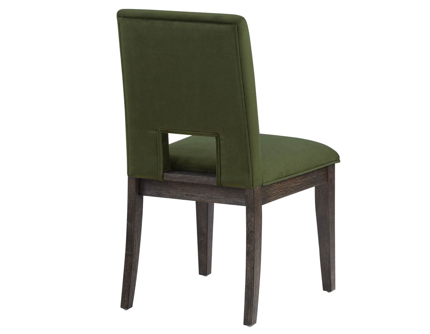 Evan Green Velvet Side Chair