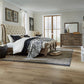 Americana Farmhouse - King California Sleigh Bed, Dresser & Mirror