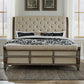 Americana Farmhouse - King California Sleigh Bed