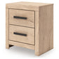 Ashley Express - Sanginlane Two Drawer Night Stand