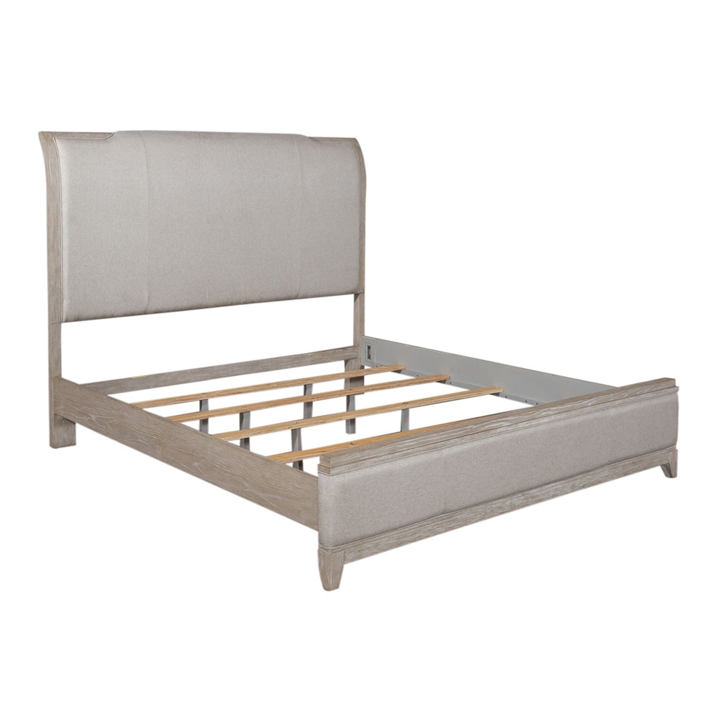 Belmar - King Uph Bed, Dresser & Mirror, Night Stand