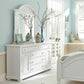 Summer House I - King Panel Bed, Dresser & Mirror