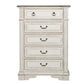 Abbey Park - King California Panel Bed, Dresser & Mirror, Chest