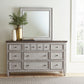 Heartland - King Opt California Panel Bed, Dresser & Mirror, Chest, Night Stand