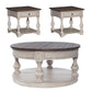 Morgan Creek - Opt 3 Piece Set (1-Cocktail 2-End Tables)