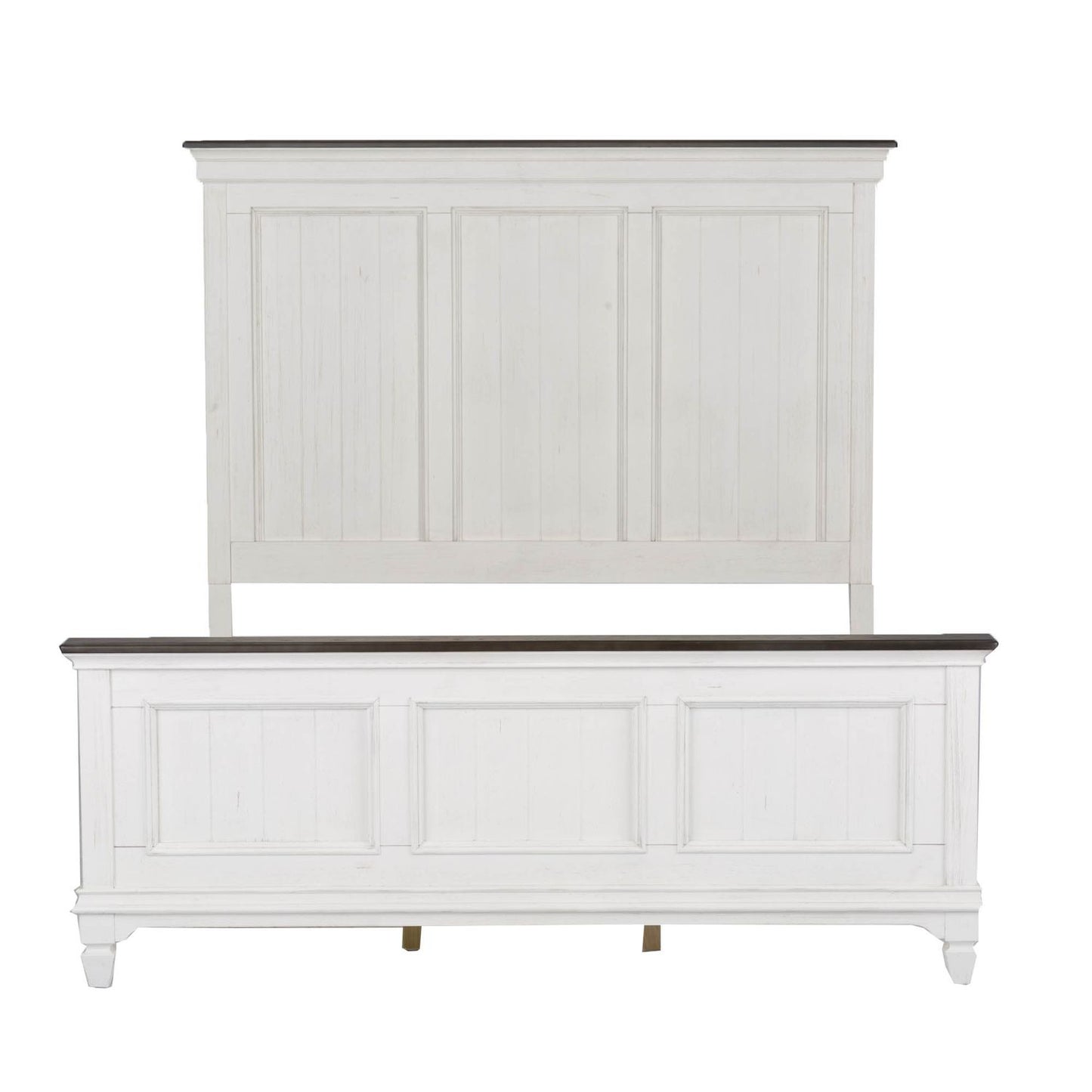 Allyson Park - King Panel Bed, Dresser & Mirror, Chest, Night Stand