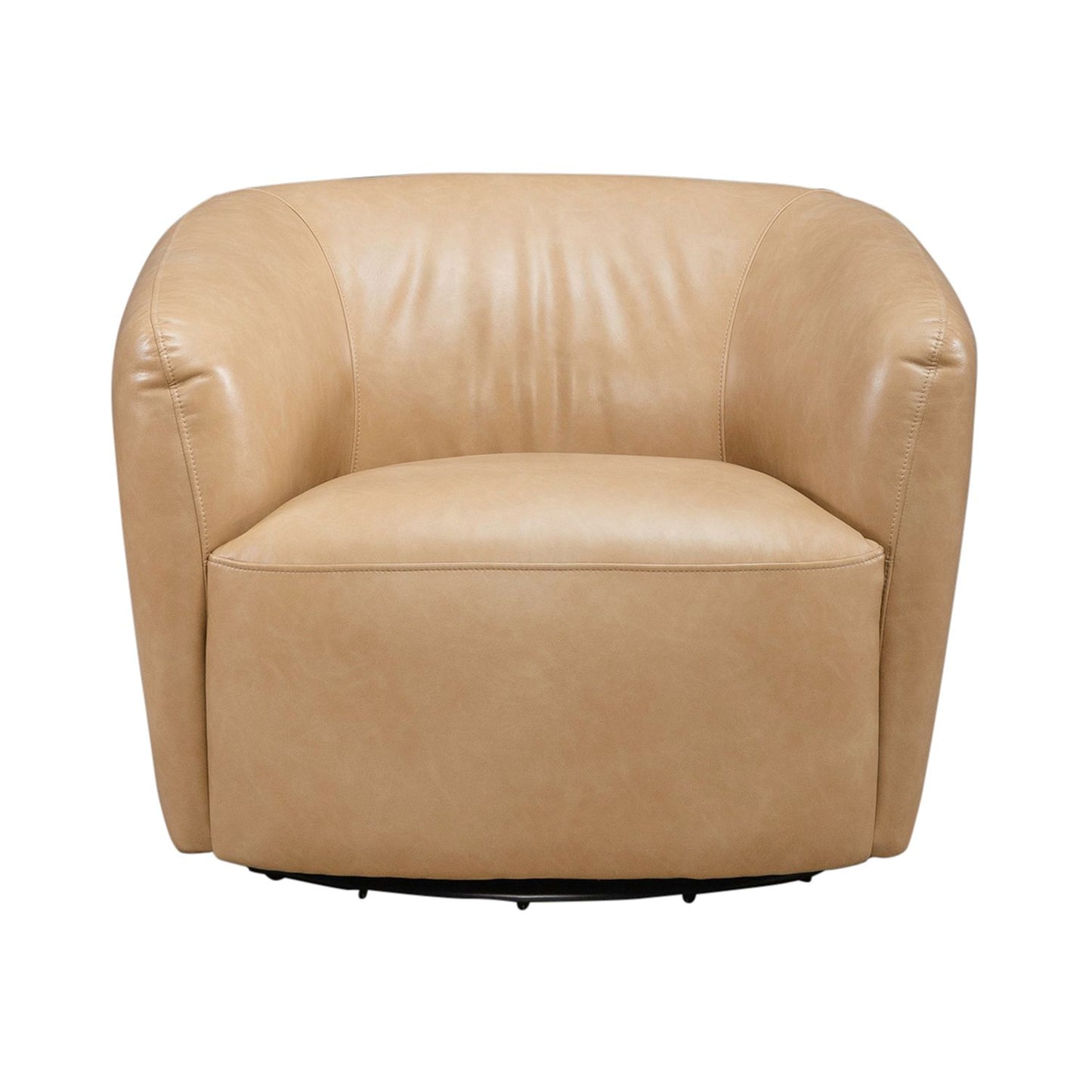 Donovan - Uph Swivel Accent Chair - Tan