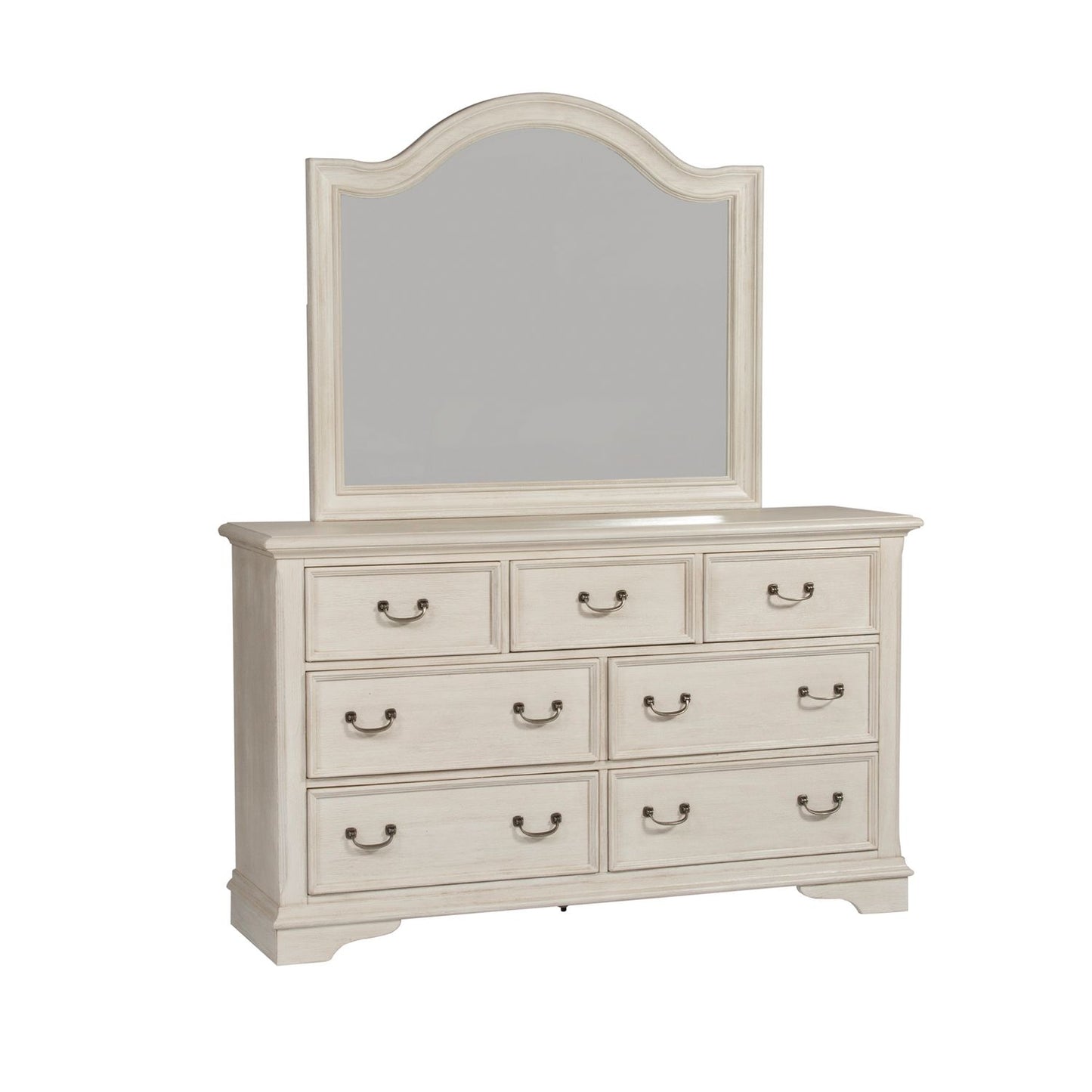 Bayside - Queen Panel Bed, Dresser & Mirror