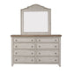 Farmhouse Reimagined - Queen Poster Bed, Dresser & Mirror, Chest