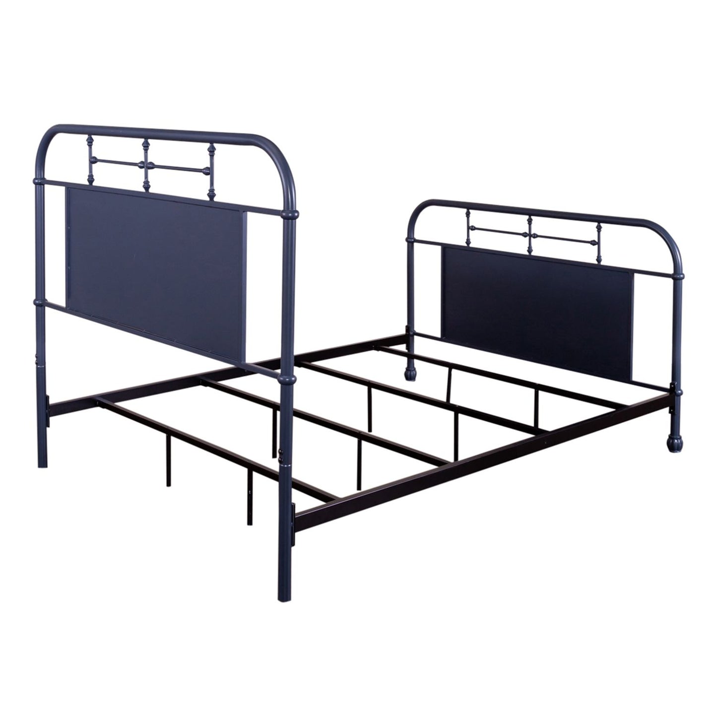 Vintage Series - Queen Metal Bed- Navy