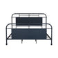 Vintage Series - King Metal Bed- Navy