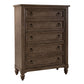 Americana Farmhouse - King California Sleigh Bed, Dresser & Mirror, Chest