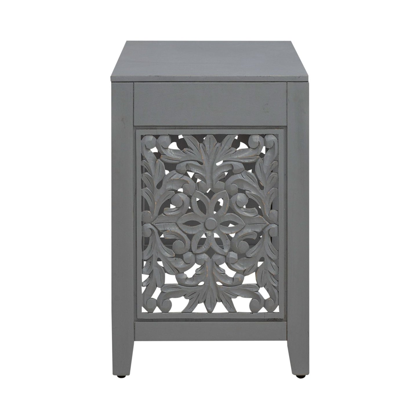 Trellis Lane - Accent Writing Desk- Grey