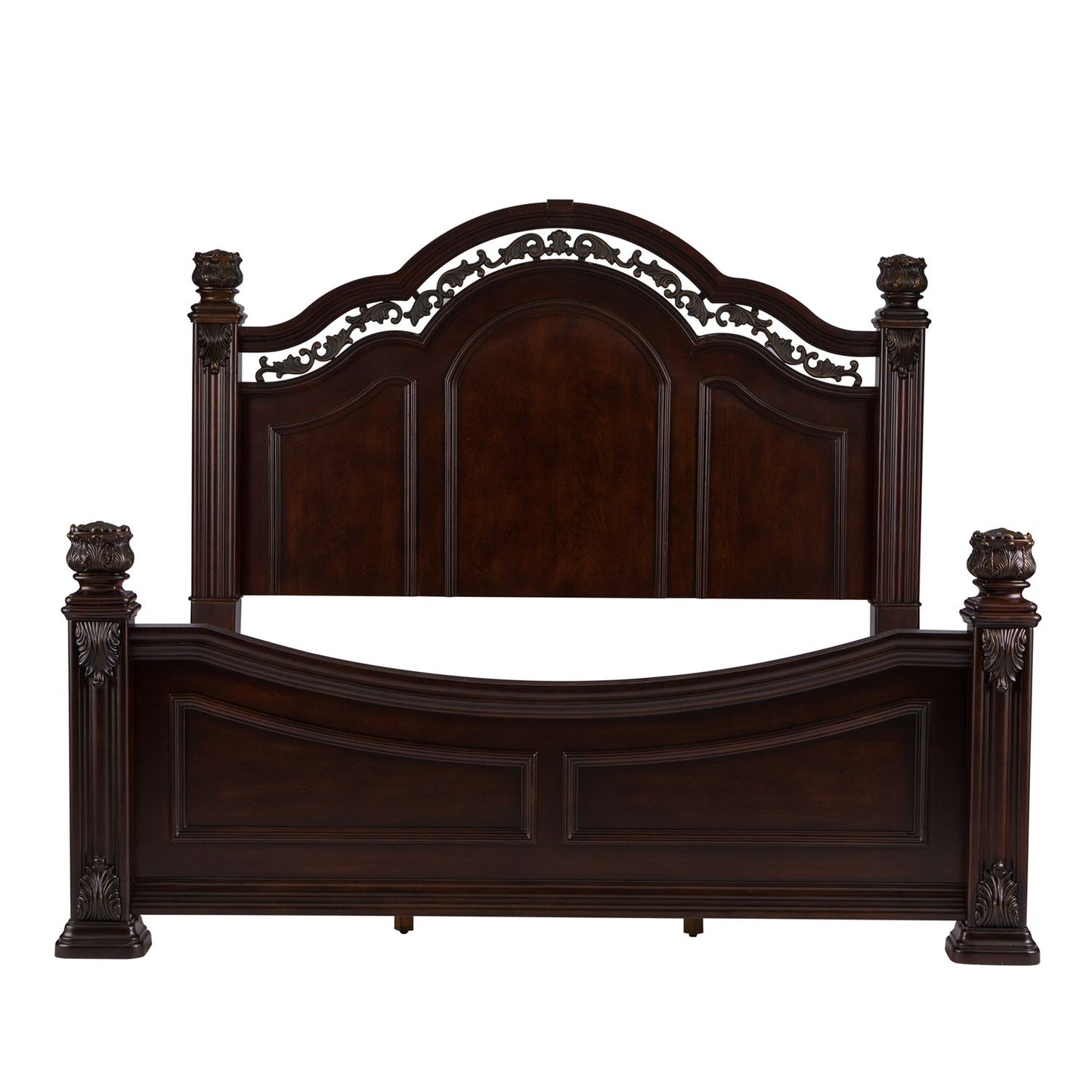 Messina Estates - King Poster Bed, Dresser & Mirror, Night Stand