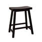 Creations - 24 Inch Sawhorse Counter Stool - Black (RTA)