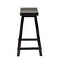 Creations - 24 Inch Sawhorse Counter Stool - Black (RTA)