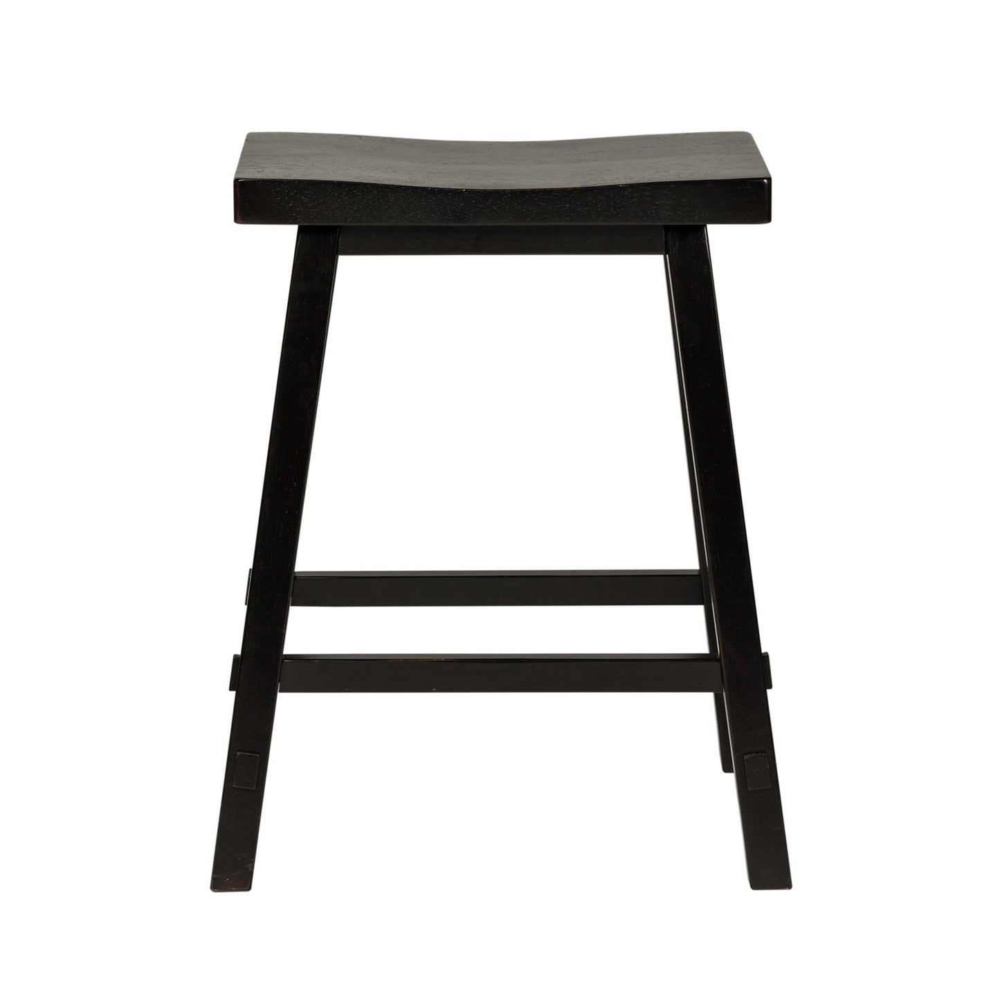 Creations - 24 Inch Sawhorse Counter Stool - Black (RTA)