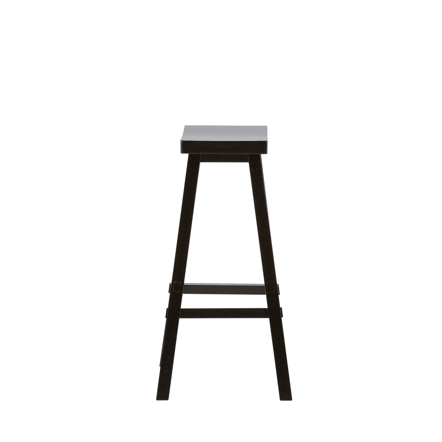 Creations - 30 Inch Sawhorse Barstool - Black (RTA)