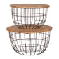 Akins - Nesting Caged Accent Tables