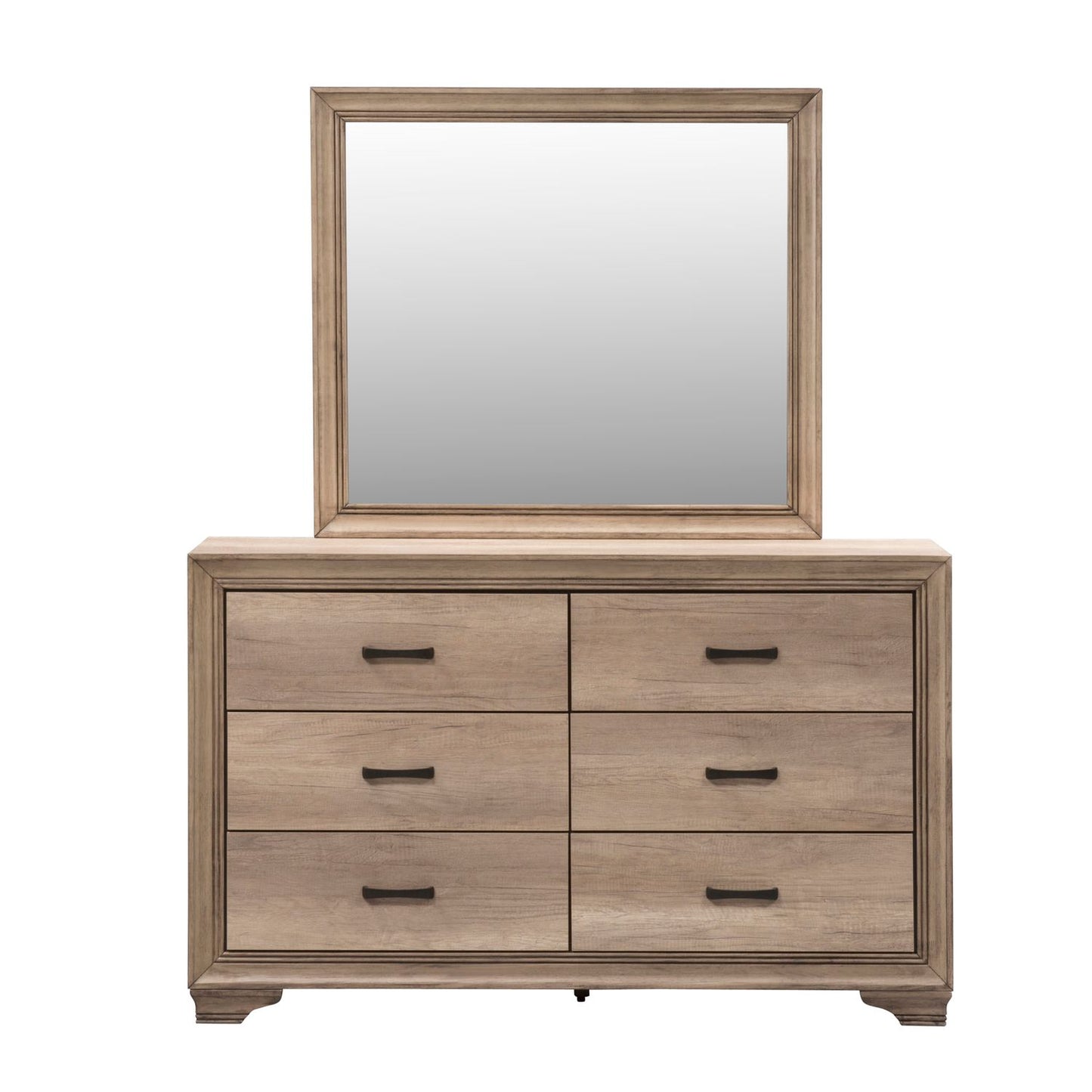 Sun Valley - King California Uphosltered Bed, Dresser & Mirror, Chest