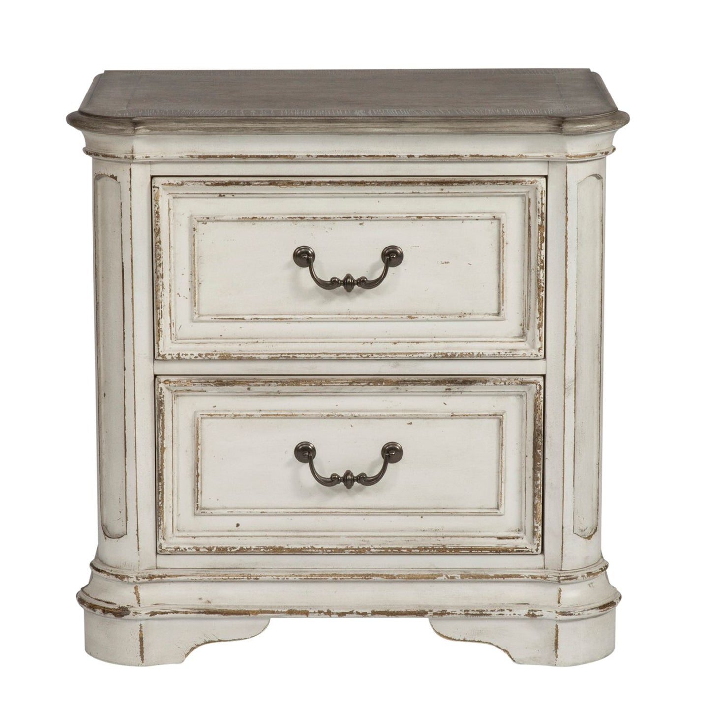 Magnolia Manor - Queen Panel Bed, Dresser & Mirror, Night Stand