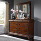 Rustic Traditions - Queen Sleigh Bed, Dresser & Mirror