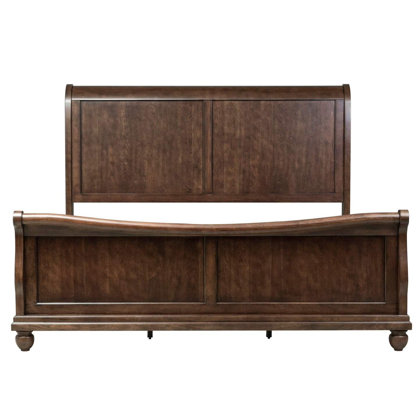 Rustic Traditions - King Sleigh Bed, Dresser & Mirror, Chest