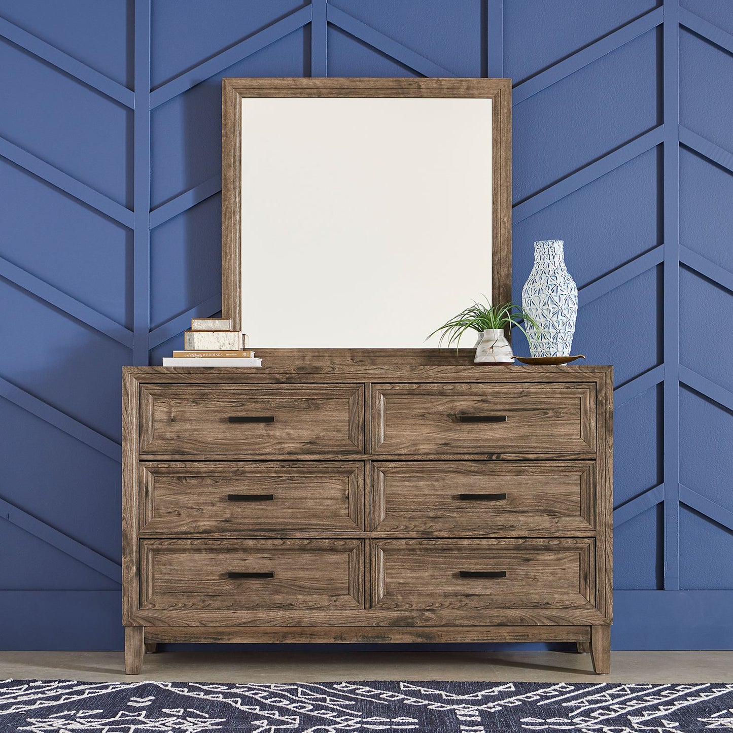 Ridgecrest - King Storage Bed, Dresser & Mirror, Chest, Night Stand