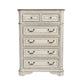 Magnolia Manor - King Uph Bed, Dresser & Mirror, Chest, Night Stand