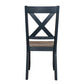 Lakeshore - X Back Side Chair- Navy (RTA)