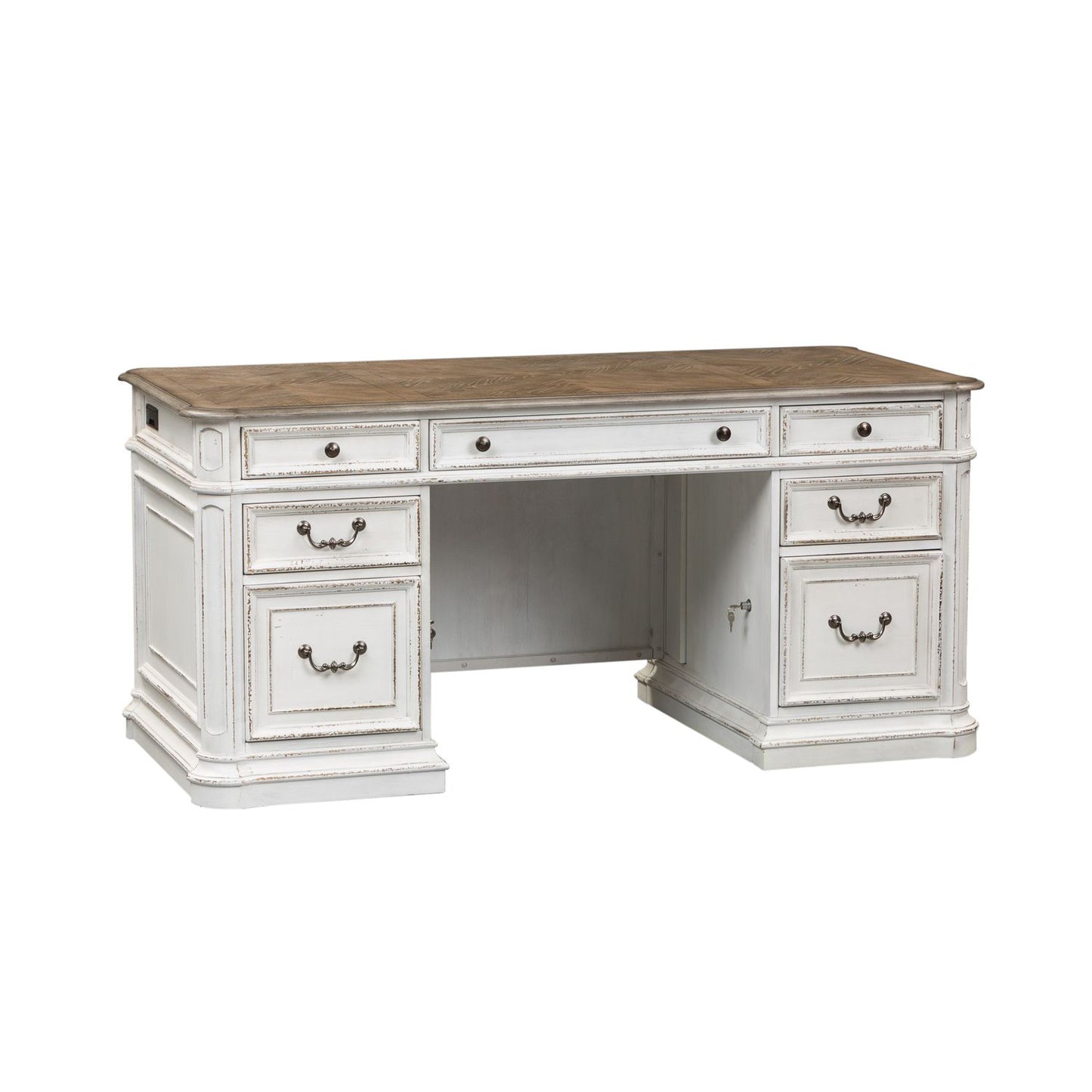 Magnolia Manor - Credenza & Hutch