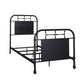 Vintage Series - Twin Metal Bed - Black