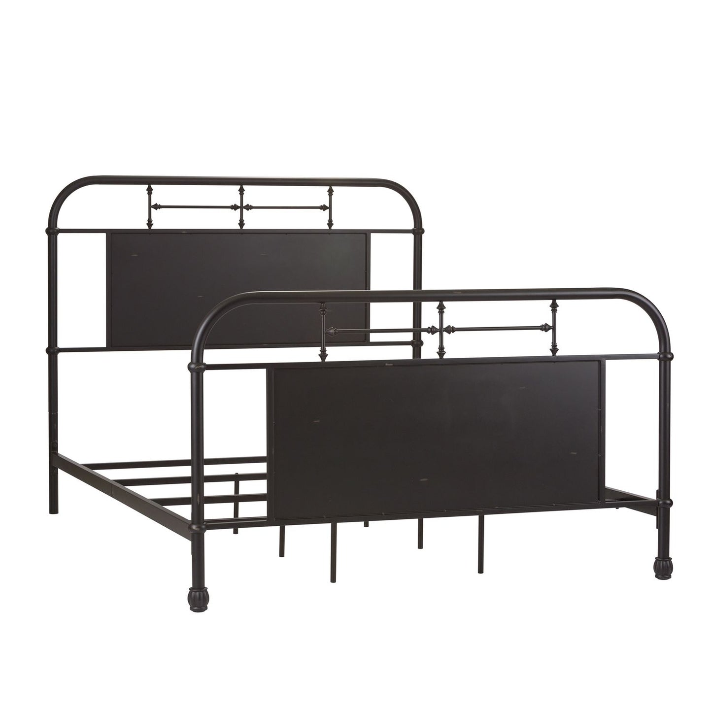 Vintage Series - King Metal Bed - Black