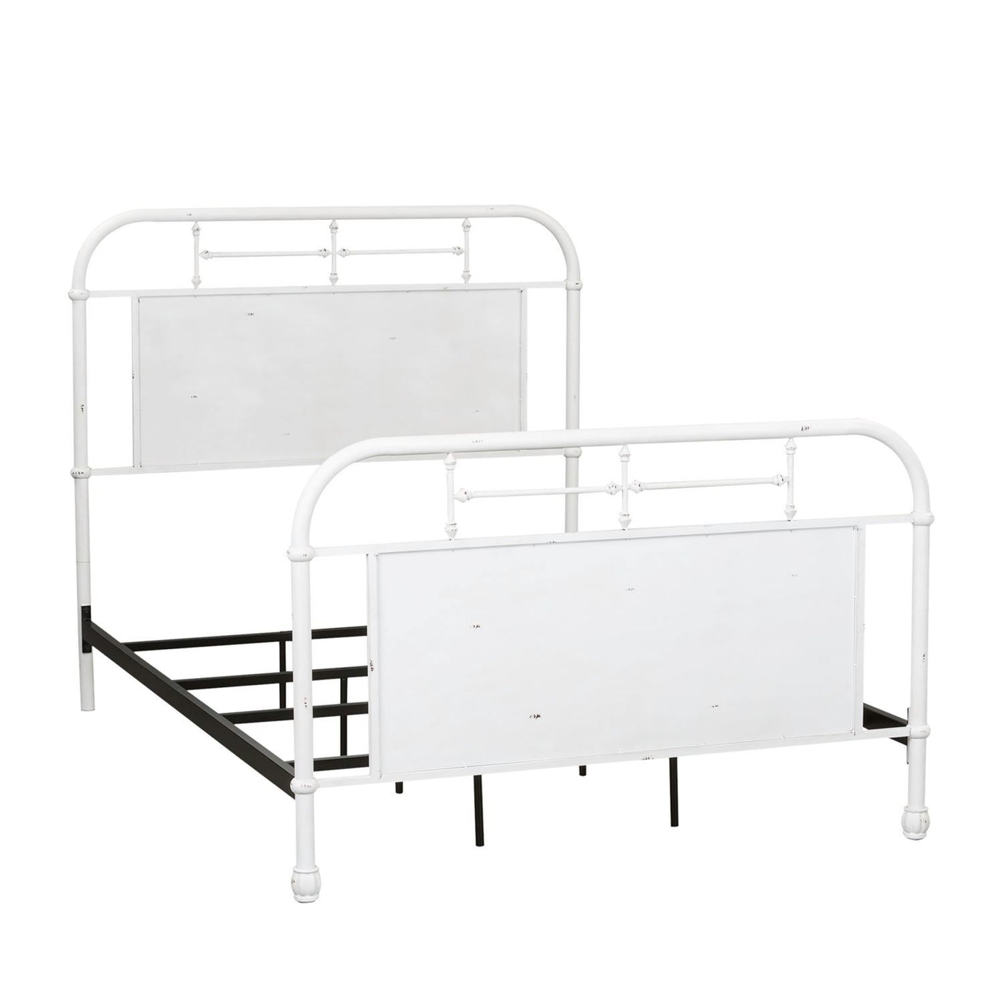 Vintage Series - Twin Metal Bed - Antique White