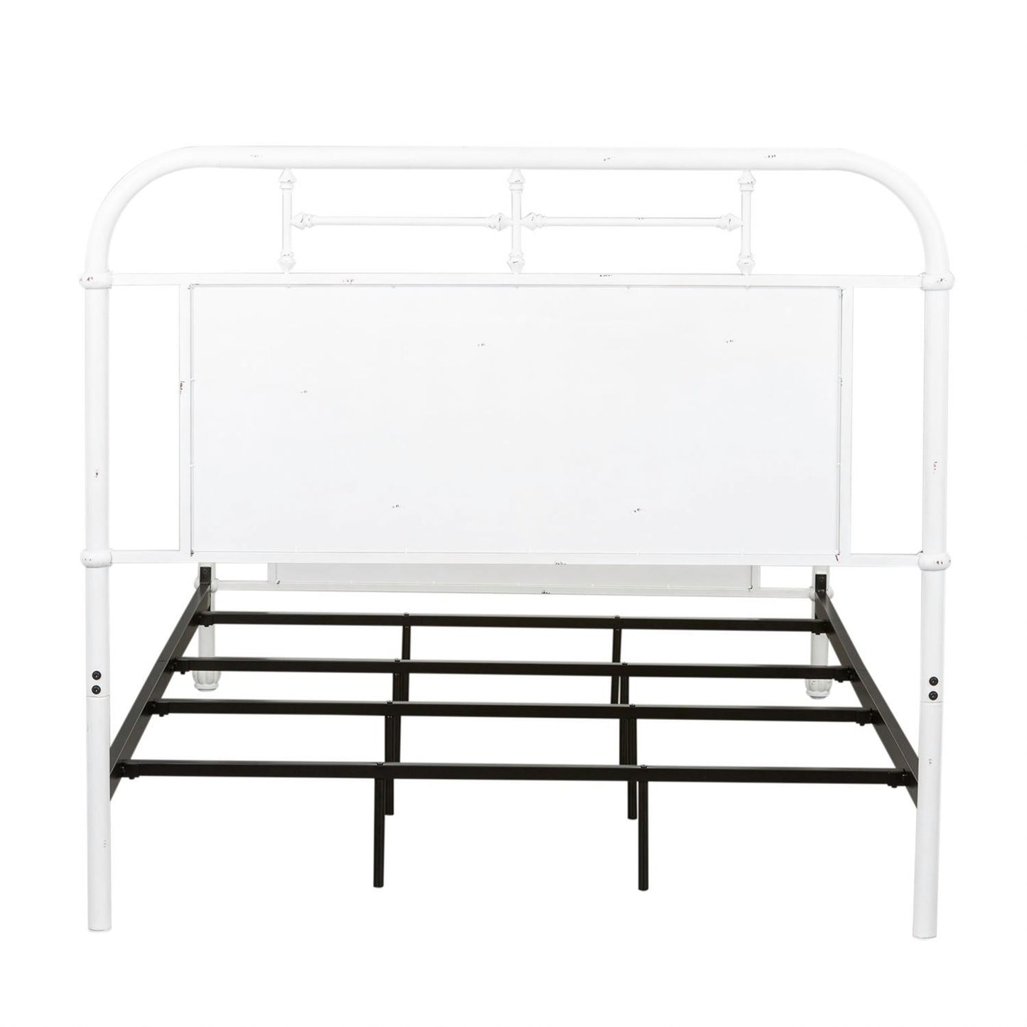 Vintage Series - Twin Metal Bed - Antique White