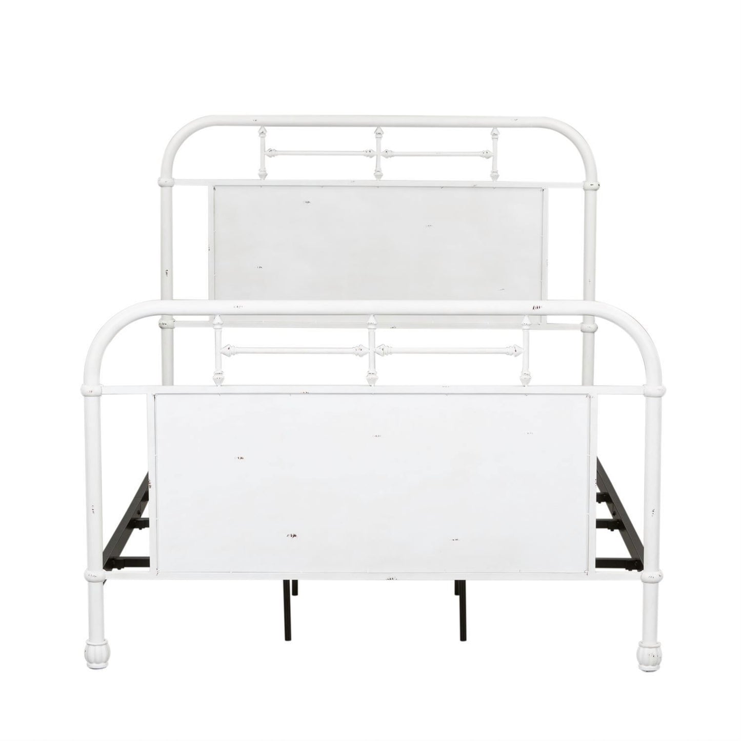 Vintage Series - Full Metal Bed - Antique White