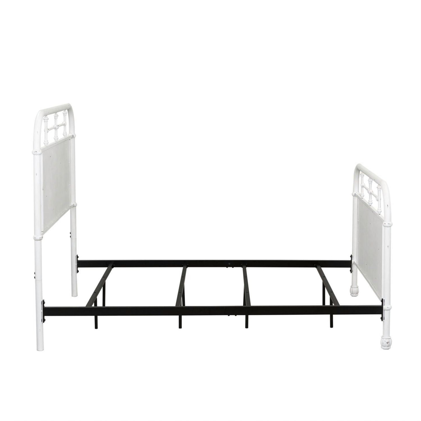 Vintage Series - Full Metal Bed - Antique White