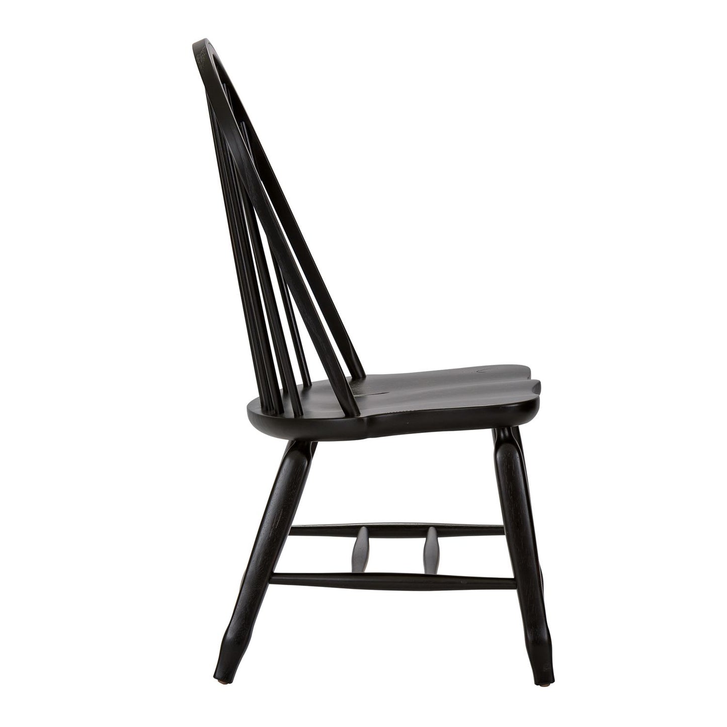 Treasures - Bow Back Side Chair - Black