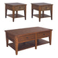 Lake House - 3 Piece Set (1-Cocktail 2-End Tables)