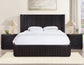 Henry Reeded King Bed, Espresso Finish