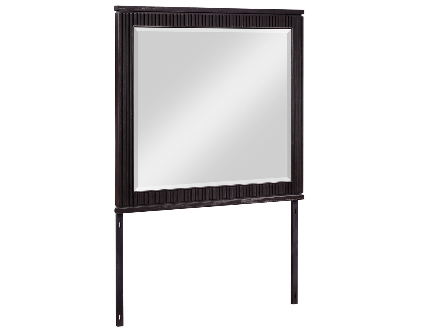 Henry Reeded 42" Mirror, Espresso Finish